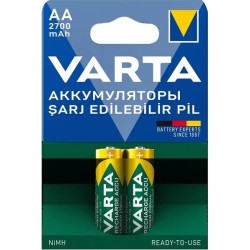 Аккумулятор Varta AA HR6 (5706-2) 2700mAh/1.2V 2шт зеленый