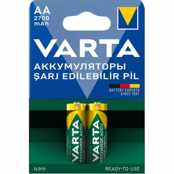 Аккумулятор Varta AA HR6 (5706-2) 2700mAh/1.2V 2шт зеленый