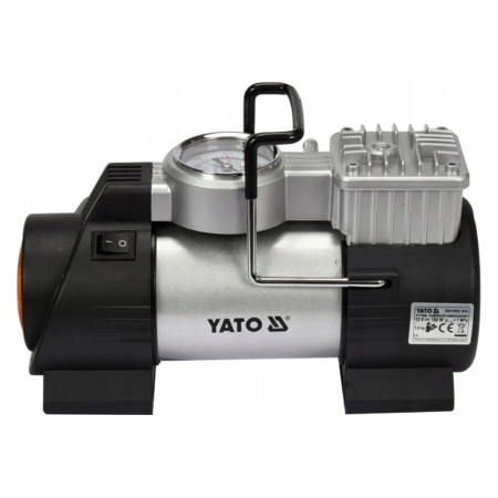 Автомобильный компрессор Yato YT-73460 серый