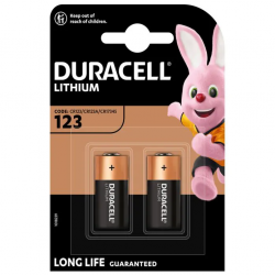 Батарейка Duracell CR123/2 2шт черный