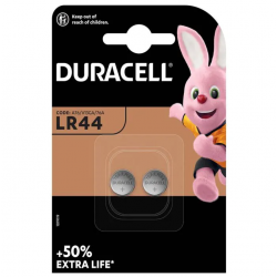 Батарейка Duracell LR44 2 шт серебристый