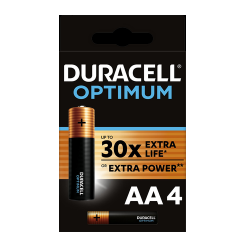 Батарейка Duracell Optimum AA (MX1500) 4шт черный