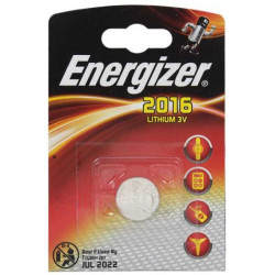 Батарейка Energizer CR2016 1 шт серебристый
