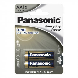 Батарейка Panasonic AA (LR6EPS/2BP) 2шт коричневый