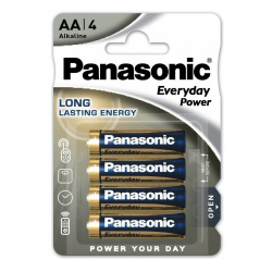 Батарейка Panasonic AA (LR6EPS/4BP) 4шт коричневый