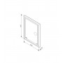 Зеркало интерьерное AM.PM Gem M91AMOX0553WG белый