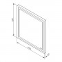 Зеркало интерьерное AM.PM Gem M91AMOX0651WG белый