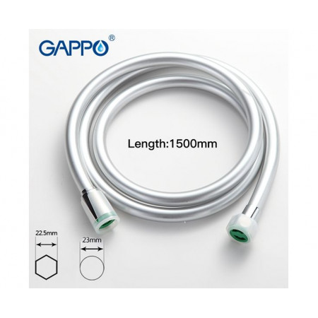 Шланг для душа Gappo G47 хром