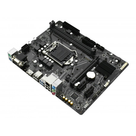 Материнская плата Gigabyte GA-H410M H V2 (REV2.0) черный
