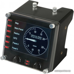 Контроллер для игровых авиасимуляторов Logitech G Flight Instrument Panel черный