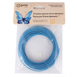 Пластик для 3D принтера X-Game kids 3D PLA-Light Blue-10 светло-синий