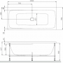Ванна акриловая Am.Pm Func W84A-150-070W-A (W84A-150-070W-A) белый