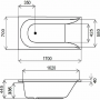 Ванна AM.PM Spirit W72A-170-070W-A2 (W72A-170-070W-A2) белый