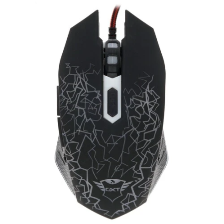 Мышь проводная Trust GXT105 Izza Illuminated (21683) черный