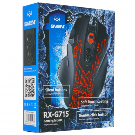 Мышь проводная SVEN RX-G715 черный