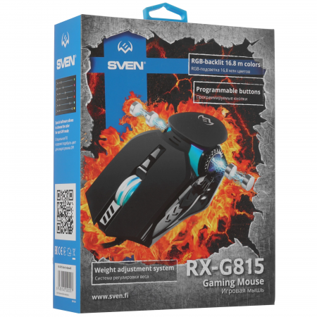 Мышь проводная SVEN RX-G815 черный