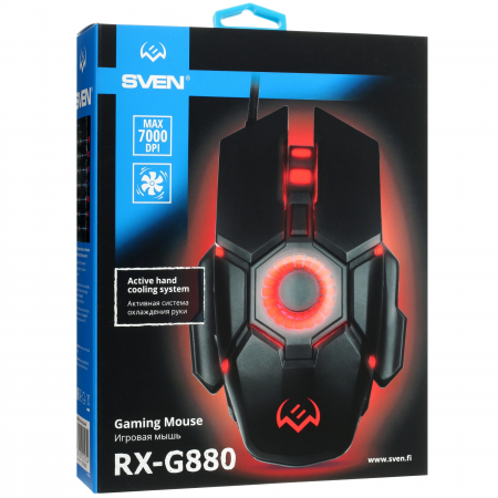 Мышь проводная SVEN RX-G880 черный