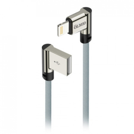 Кабель Lightning USB 2.0 Type-A OLMIO (38654) 1 м Grey