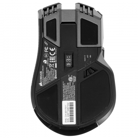 Мышь беспроводная + проводная Corsair IRONCLAW RGB WIRELESS (CH-9317011-EU) черный