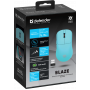 Мышь беспроводная + проводная Defender Blaze GM-148 (52147) голубой