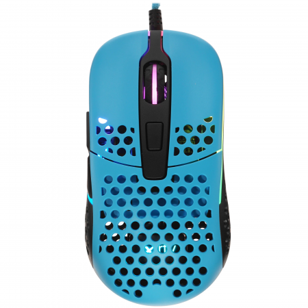 Мышь проводная Xtrfy M42 (XG-M42-RGB-BLUE) голубой