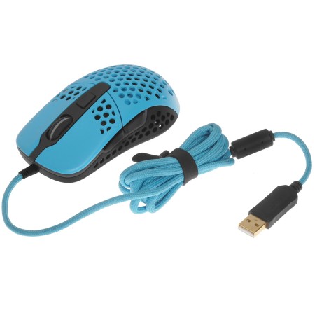 Мышь проводная Xtrfy M42 (XG-M42-RGB-BLUE) голубой
