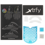 Мышь проводная Xtrfy M42 (XG-M42-RGB-BLUE) голубой