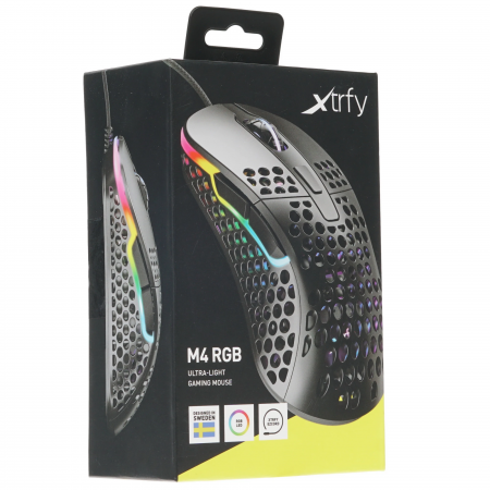 Мышь проводная Xtrfy M4 RGB (XG-M4-RGB-BLACK) черный