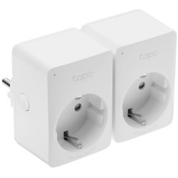 Умная мини Wi‑Fi розетка Tapo P100(2‑pack)(EU) белый
