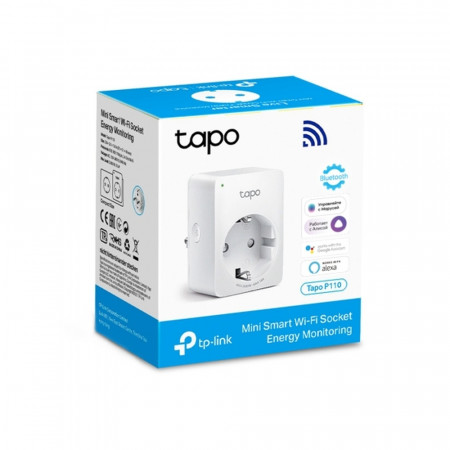 Умная мини Wi‑Fi розетка Tapo P110(EU) белый