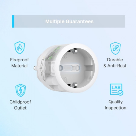 Умная мини Wi‑Fi розетка Tapo P115(1‑pack)(EU) белый