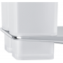 Двойной стеклянный стакан с настенным держателем AM.PM Inspire 2.0 (A50A343400) белый