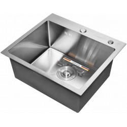 Кухонная мойка Gerhans RK35044 серебристый