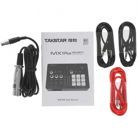 Микшерный пульт Takstar MX1 Plus (80002400) красный