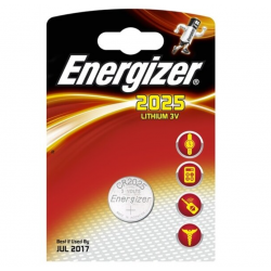 Батарейка Energizer Lithium CR2025, 3V (1шт.)