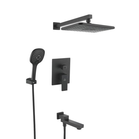 Душевая гарнитура Rose R2835H черный