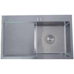 Кухонная мойка Milana M7848R серебристый