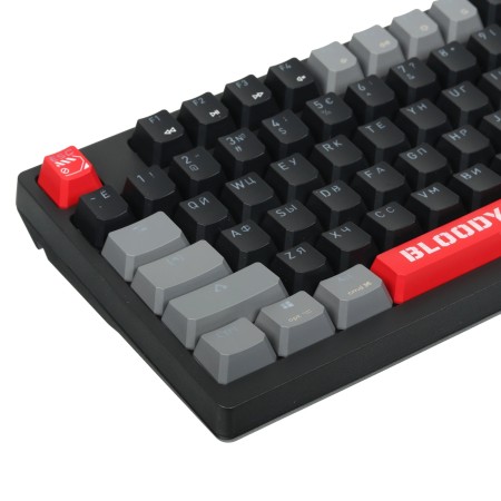 Клавиатура проводная + беспроводная A4Tech Bloody WS98 Sports Red (WWS98 Sports Red) черно-красный