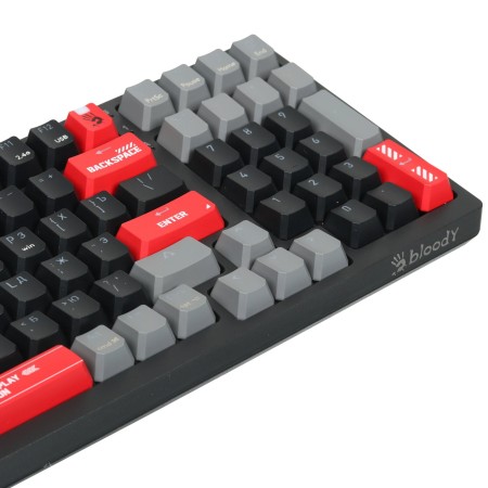 Клавиатура проводная + беспроводная A4Tech Bloody WS98 Sports Red (WWS98 Sports Red) черно-красный