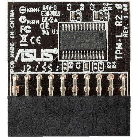 Модуль шифрования ASUS TPM-LR 2.0 20-1 pin черный