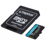 1000 ГБ Карта памяти Kingston Canvas Go! Plus microSDXC (SDCG4/1TB) черный + адаптер