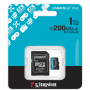 1000 ГБ Карта памяти Kingston Canvas Go! Plus microSDXC (SDCG4/1TB) черный + адаптер