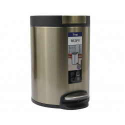 Мусорное ведро Frap F714 5 л бронзовый