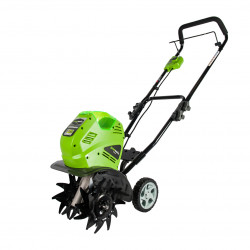 Аккумуляторный культиватор Greenworks, 27087VB зеленый
