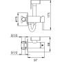 Гигиенический душ Frap F7505-6 черный