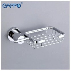 Держатель + мыльница Gappo G1902-1 хром