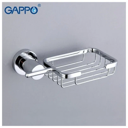 Держатель + мыльница Gappo G1902-1 хром