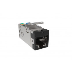 Модуль для информационной розетки NETCONNECT AMP-TWIST SLX cat.6A черный