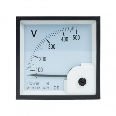 Вольтметр iPower AM-96 AC 0-500V черный