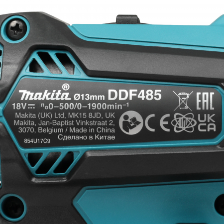 Аккумуляторная дрель-шуруповерт Makita DDF485Z